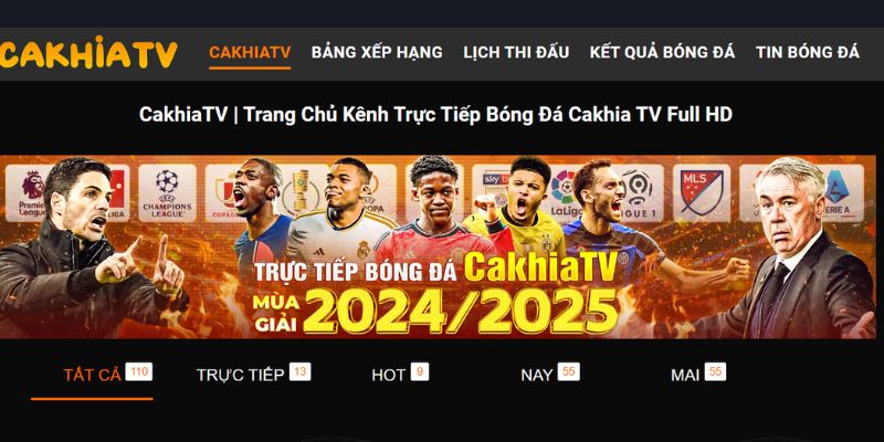 Giới thiệu về trang web cakhiatv xem bóng đá  